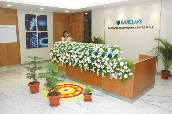 Barclays India interior photo